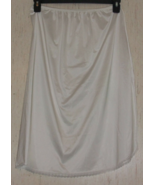 EXCELLENT WOMENS Vanity Fair 26&quot; WHITE HALF SLIP  SIZE L  MADE IN USA - €20,26 EUR