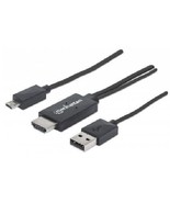 Manhattan MHL HDTV Cable - Micro-USB 11-pin to HDMI, with USB type-A Power - $28.00