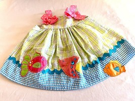 Rare Too 3 Month Baby Dress With Appliqued Fish washed but never worn - £11.32 GBP
