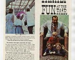 Family Fun at the Fair Brochure 1965 New York World&#39;s Fair Cost of Atrra... - $15.84