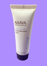 AHAVA Time to Clear Purifying Mud Mask Active Deadsea Minerals 0.68 oz 20ml NWOB - £7.88 GBP