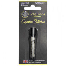 John James Signature Collection Embroidery Size 7 Needles 25 Count - £14.34 GBP