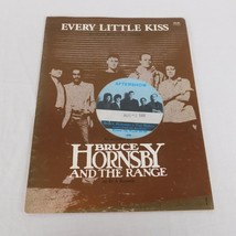 Every Little Kiss Vintage Sheet Music Bruce Hornsby And The Range 1986 Sticker - £7.79 GBP