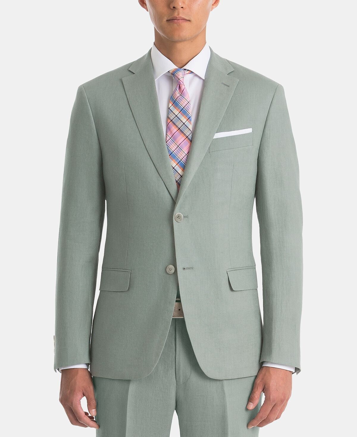 Lauren Ralph Lauren Men's UltraFlex Classic-Fit Sage Linen Sport Coat B4HP - £35.93 GBP - £59.91 GBP