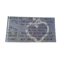 Southern Culture On The Skids Jan. 31 2001 House Of Blues Anaheim Ticket Stub - £7.94 GBP