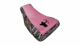 Fits Honda Foreman 400/450 Seat Cover 1997 To 2004 Bow Hunter Logo Camo And Pink - £25.02 GBP