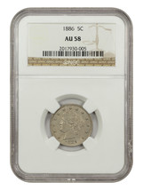 1886 5C Ngc AU58 - £811.20 GBP