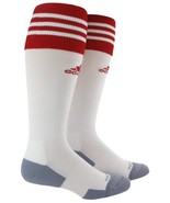 adidas Unisex Copa Zone Cushion II Soccer Sock (1-Pair), White/Universit... - $303.91 MXN