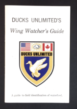 Ducks Unlimited&#39;s Wing Watchers Angus Shortt art Field Identification Guide hunt - £8.77 GBP