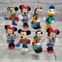 Vintage Disney Plastic String Light Covers Mickey Minnie Goofy Donald Se... - $19.79