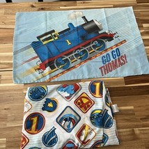Thomas The Tank Engine Flat Twin Sheet And Pillowcase Thomas And Friends... - $18.04