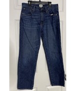 J. Crew Jeans Men&#39;s 28 Blue Vintage Straight 100% Cotton Mid Rise - £11.34 GBP