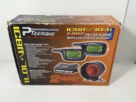 NEW OLD STOCK Performance Teknique ICBM-7071 2-way FM Car Alarm with LCD... - $1,281.03 MXN