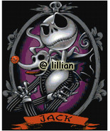 The Nightmare Before Christmas JACK MIRROR POTRAIT Cross Stitch Pattern - £3.95 GBP