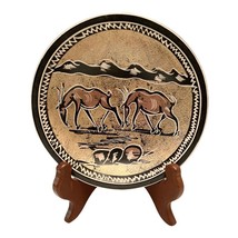 Etched African Safari Animal Soap Stone Bowl Trinket Dish - £12.60 GBP