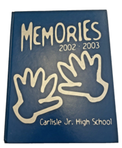 Yearbook Carlisle Iowa IA Jr Hig School Book Wildcat No Writing Annual 2002 2003 - £22.97 GBP