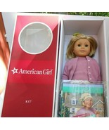 American Girl Kit DOLL MEET OUTFIT BOX book New in Box 18&quot; Blonde - £278.55 GBP