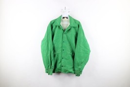 Vintage 70s Streetwear Mens Medium Oil Well Driller Coach Coaches Jacket... - $59.35