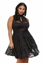 Fashion to Figure Femmes Grande Taille Abrielle Faux Cou Évasé Robe Maille, 0X - £39.51 GBP