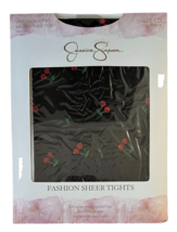Jessica Simpson Sheer Tights Cherry Print Design Control Top Sz Medium C... - $150.34 MXN