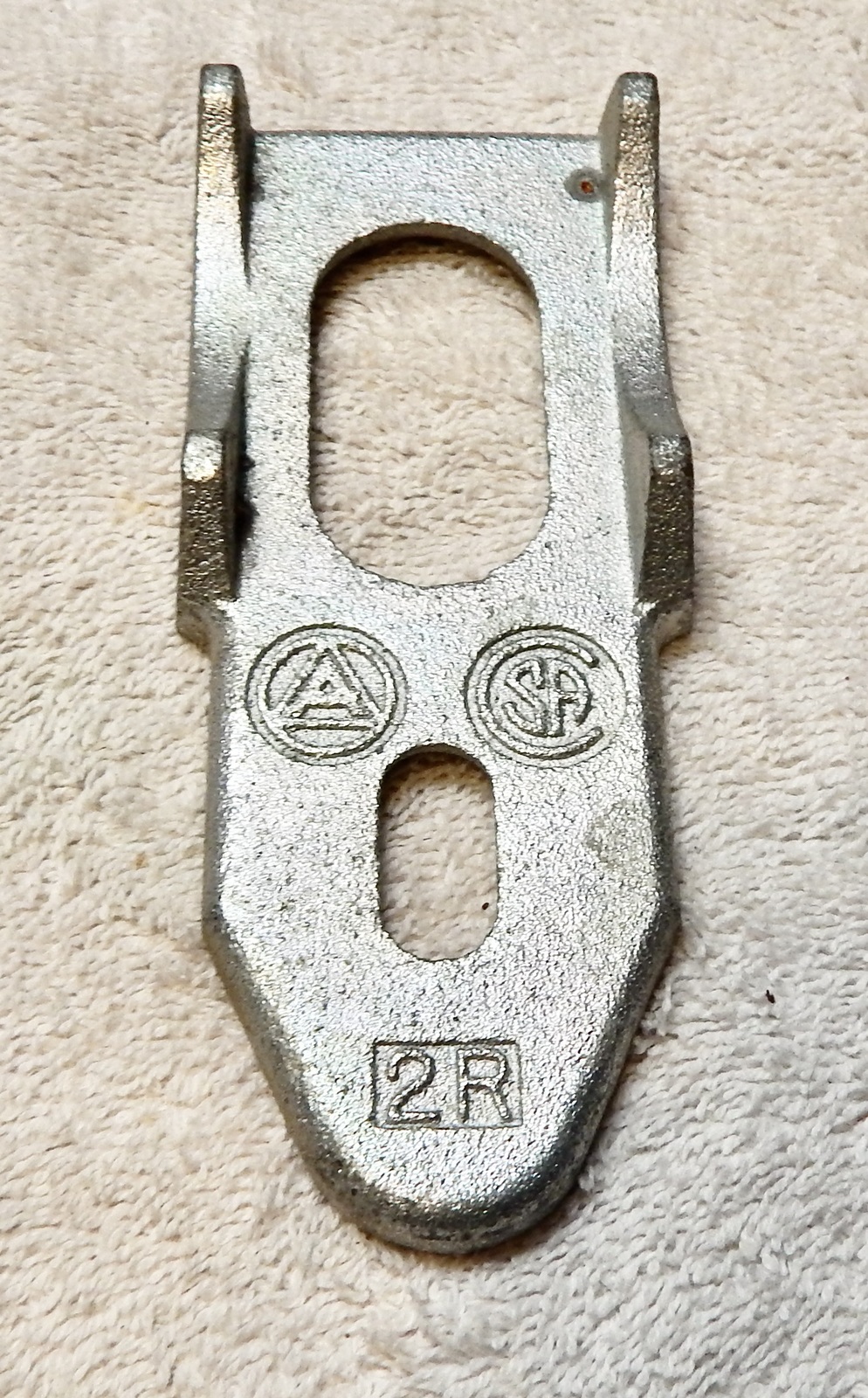 2&quot; Conduit Clamp Backs Malleable Iron Spacer Rigid 2 Hole 2R By SA NOS 253L - $3.49