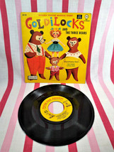 Vintage 1960 Goldilocks &amp; The Three Bears Vinyl 45rpm Childrens Peter Pan Record - £7.99 GBP