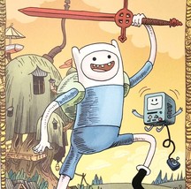 2014 Adventure Time Cartoon Poster Finn The Human Tony Millionaire 16x11... - $29.99