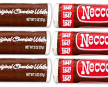 Necco Wafers Original Chocolate Flavored Hard Candy Rolls - Bundle of 6 ... - £20.03 GBP