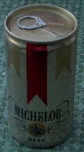 Vintage Pull Tab Aluminum Michelob Beer Can, Pull Tab Intact, VG COND - £5.43 GBP