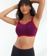 NATORI 731050 Power Yogi Convertible Sports Bra Sz 34C Jewel Violet - £31.98 GBP