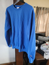Champion Authentic Mens Crewneck Long Sleeve Sweatshirt E31 - £15.54 GBP