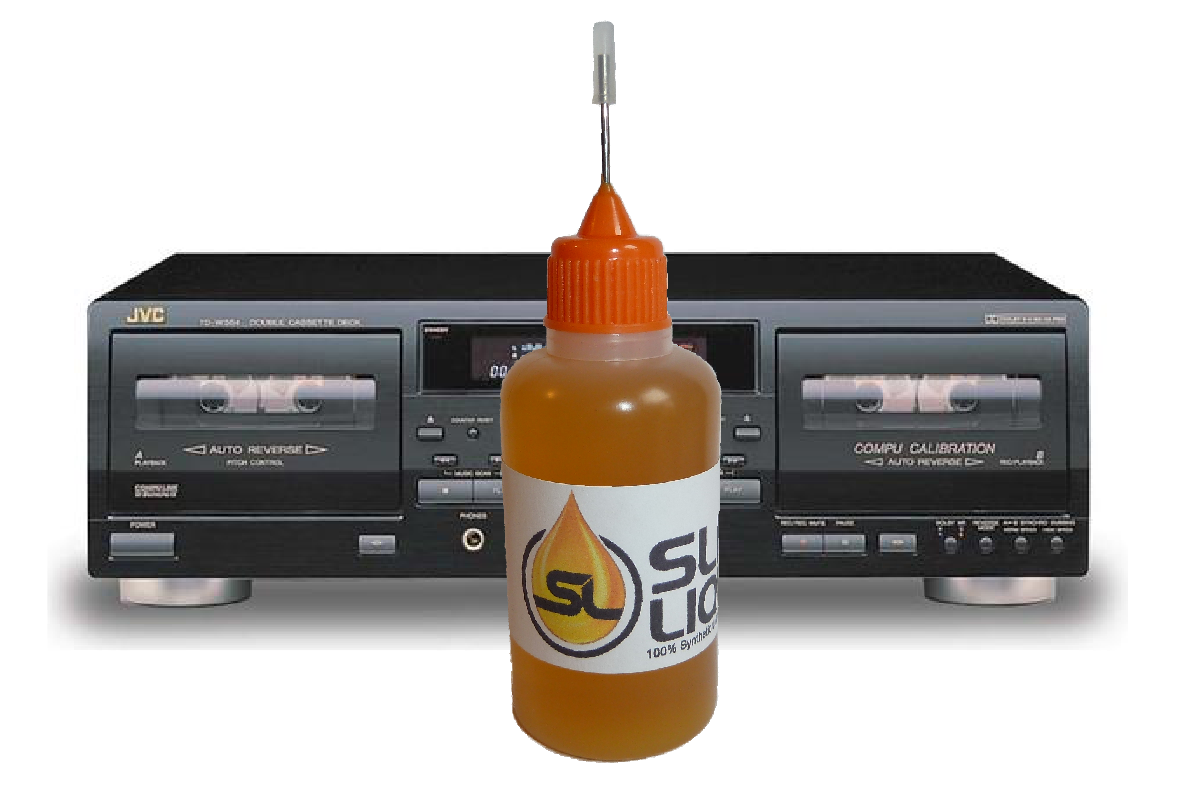 Slick Liquid Lube Bearings, BEST 100% Synthetic Oil for JVC or Any Cassette Deck - $9.72