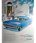 CUTLASS OLDSMOBILE F-85 - V-8 PERFORMANCE - 1961 Vintage Print Ad - $237.20 MXN
