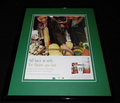 2011 Starbucks Sweet Italian Roast Framed 11x14 ORIGINAL Vintage Advertisement  - £27.62 GBP