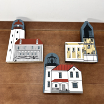 Set of 3, The Cat&#39;s Meow Lighthouse Series Lot, Split Rock Sandy Hook Admiralty - $17.98