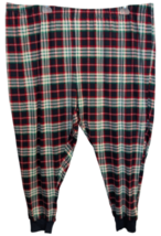 George Plus Women&#39;s Flannel Plaid Pajama Pants 4X New - $13.99