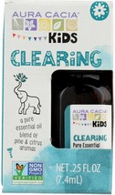 Aura Cacia Kids, Pure Essential Oil, Clearing, 0.25 fl oz (7.4 ml) - £15.26 GBP
