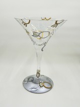 Lolita Wedding Tini Love My Martini Glass 7oz Hand-Painted - £10.17 GBP