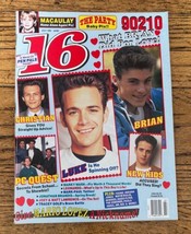 16 Magazine July 1992 Luke Perry Brian Austin Green PC Quest Christian Slater - $74.25