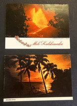 Lot Of 2 Vintage Postcards From Hawaii  1974 With 8 Cent Eisenhower Stamp - £3.53 GBP
