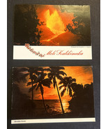 Lot Of 2 Vintage Postcards From Hawaii  1974 With 8 Cent Eisenhower Stamp - £3.53 GBP