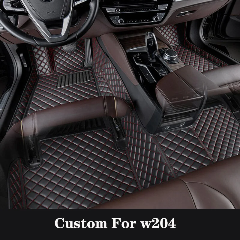 Custom Car Floor Mat For Mercedes Benz W204 2007 2009 2011 2013 2014 2017 - £25.54 GBP+