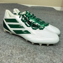 Adidas Mens Football Cleats 16 White Green Shoe Lacrosse Freak Carbon Low X3 - £34.73 GBP