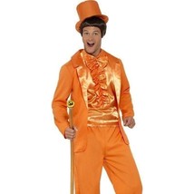 90s Stupid Tuxedo Costume Adult Orange - £35.21 GBP