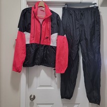 Vintage 90s Nike Colorblock Track Suit Jacket / Pants Set Rare Mens M / XL READ - £148.72 GBP