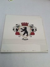 Vintage Trivet Ceramic Accent Wall Tile Berlin Shield Bear Lion Greece 6x6 AA - £10.36 GBP