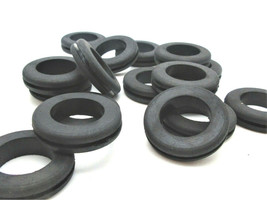 3/4” ID x 1” w 1/16” Groove Rubber Wire Bushing  Grommet for Wire Panels 10 pack - £10.46 GBP
