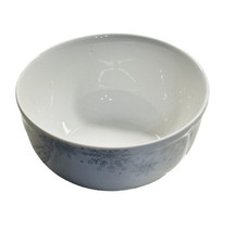 Royal Norfolk White Christmas w/Silver Snow Flakes Cereal/Soup Bowl / Ce... - £12.59 GBP