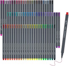 Vanstek 72 Colors Journal Planner Colored Pens, Fineliner Pens For Journaling, - £25.12 GBP