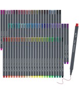 Vanstek 72 Colors Journal Planner Colored Pens, Fineliner Pens For Journ... - £25.13 GBP